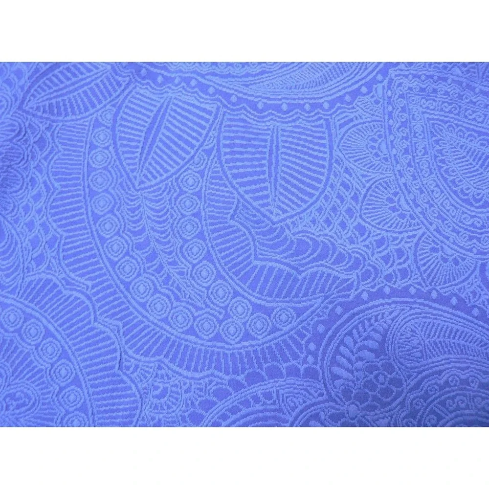 Swim Solutions Women's Printed Twist Front Tankini Top in Blue Iris Size 12 - Picture 9 of 9